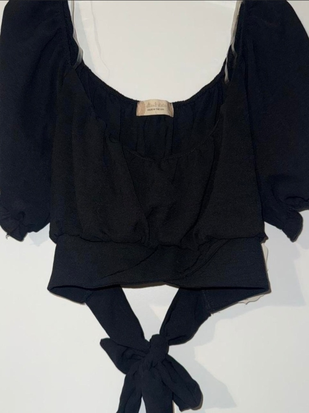 Altar'd State Cropped Off-Shoulder Top